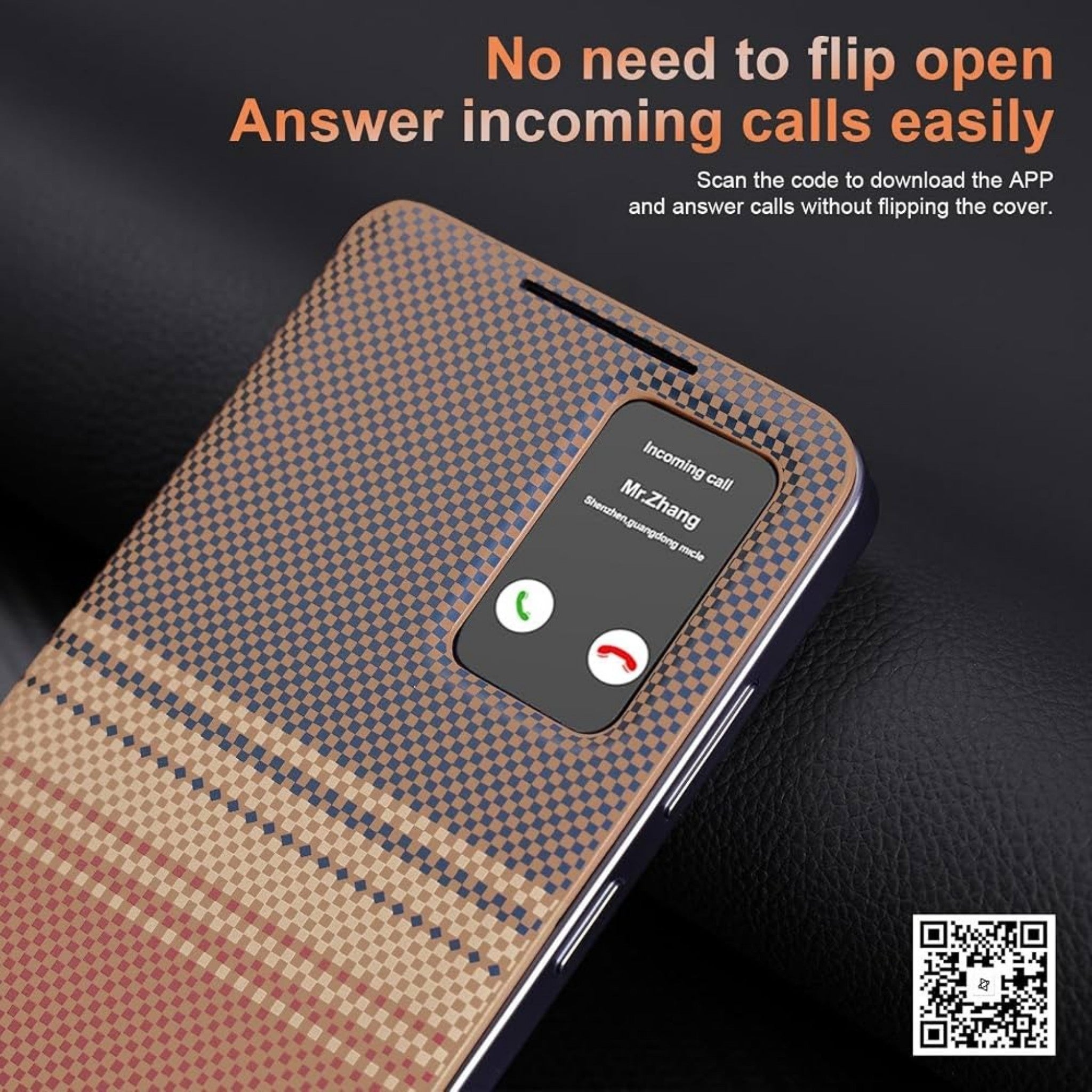 Smart View Flip Wallet Cover for Samsung Galaxy S25 Ultra & S26 Ultra