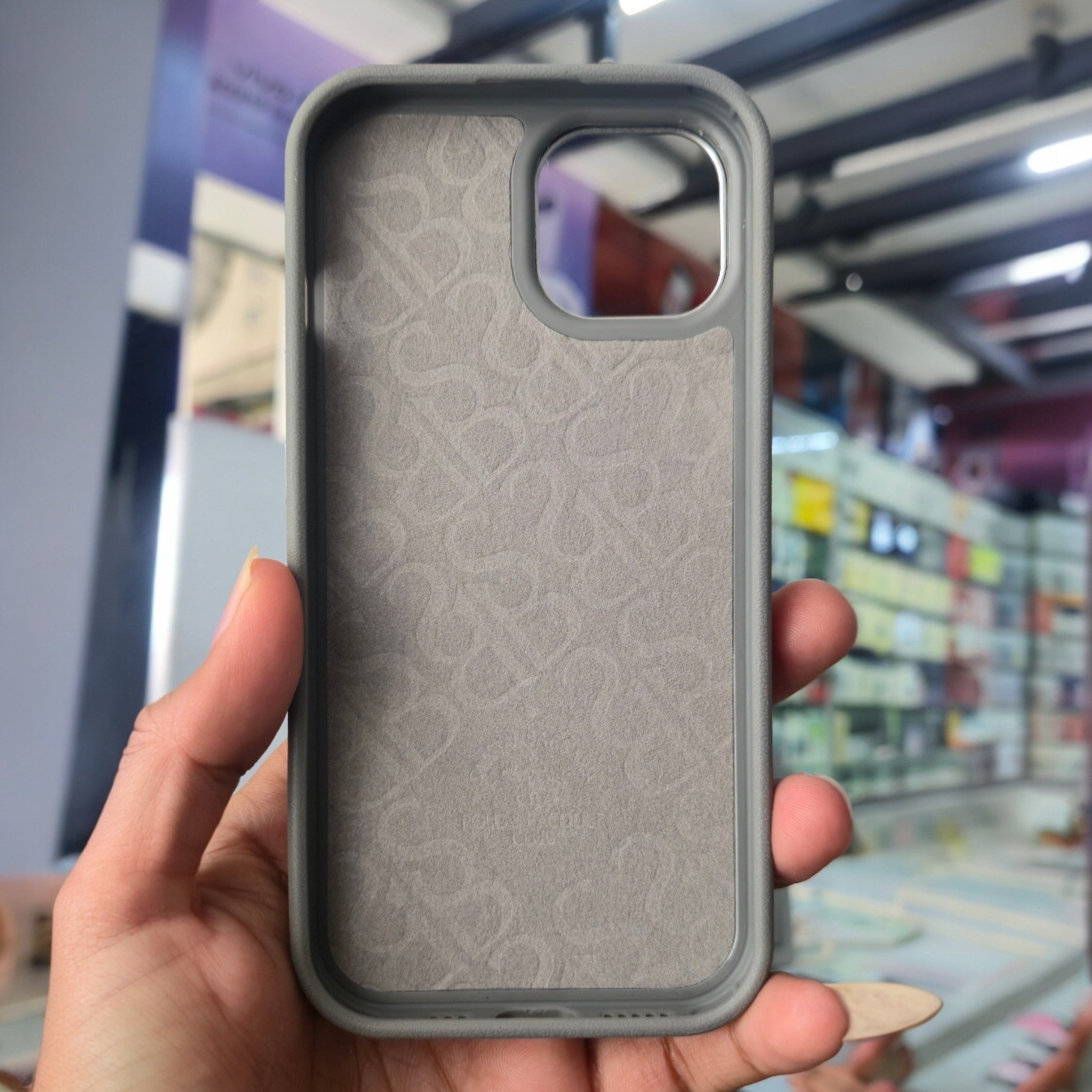 Premium Carbon Fiber Leather Texture Case  with Metal Polo Logo