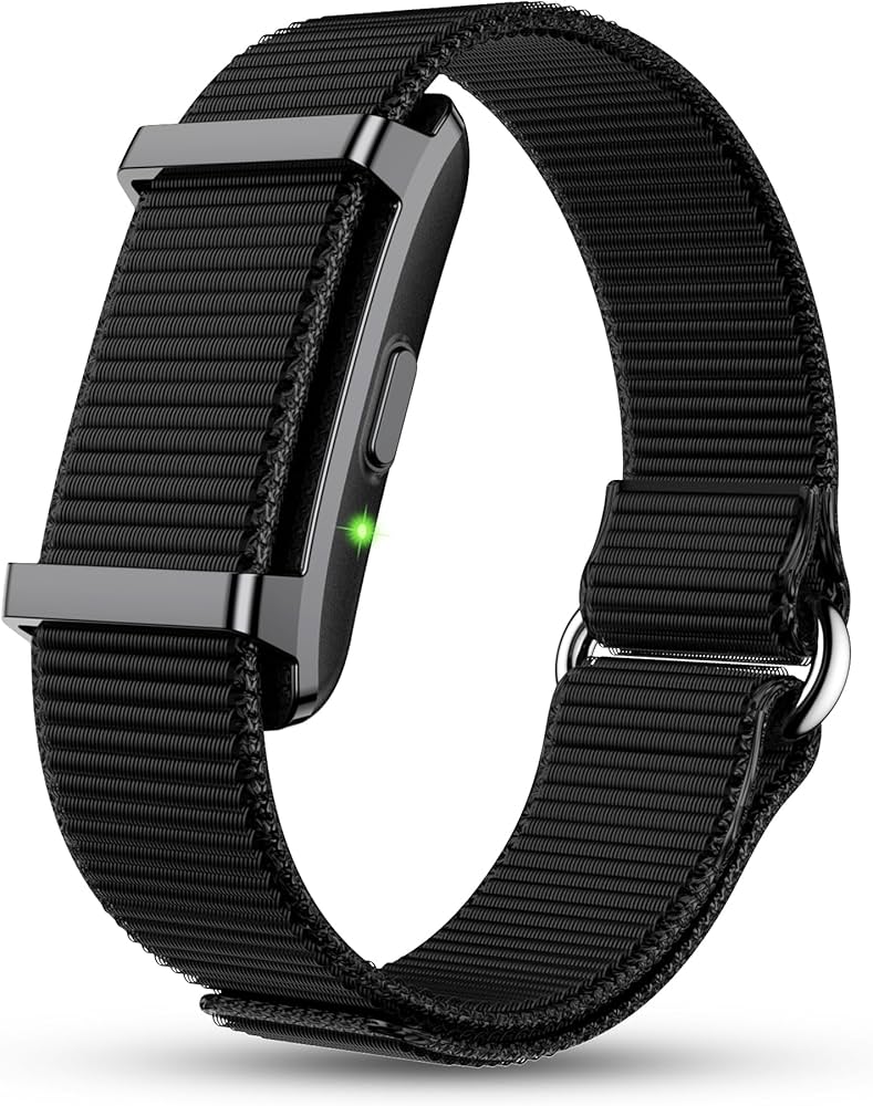 Pebble Newly Launched Qore 2 Premium Metal Fitness Band | 45 Days Battery Life, Heart Rate, SpO2, HRV & Body Temp Monitor, Sleep Tracker, AI Health Analysis, Smart Notifications (Cosmic Black)