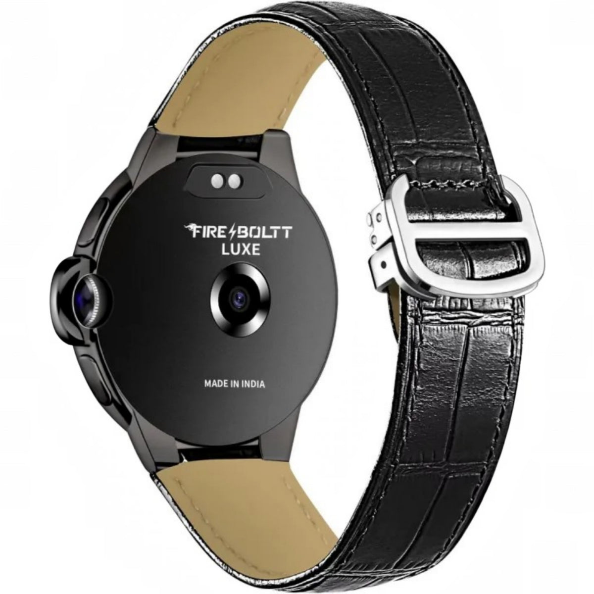 Fire-Boltt Topaz 3.30 cm (1.3 Inch) Round Luxury Smartwatch with Bluetooth Calling, Voice Assistant, Multiple Sports Modes, 360 Health Tracking