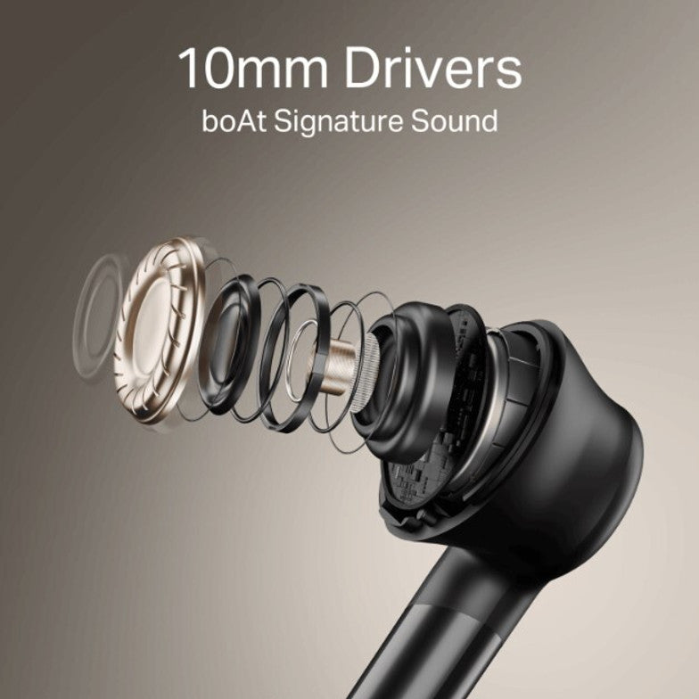 boAt Airdopes 141 Gen 2, 4 Mics ENx Tech,48H Battery,ASAP Charge,Low Latency,BT v5.4 Bluetooth Headset (Active Black, True Wireless)