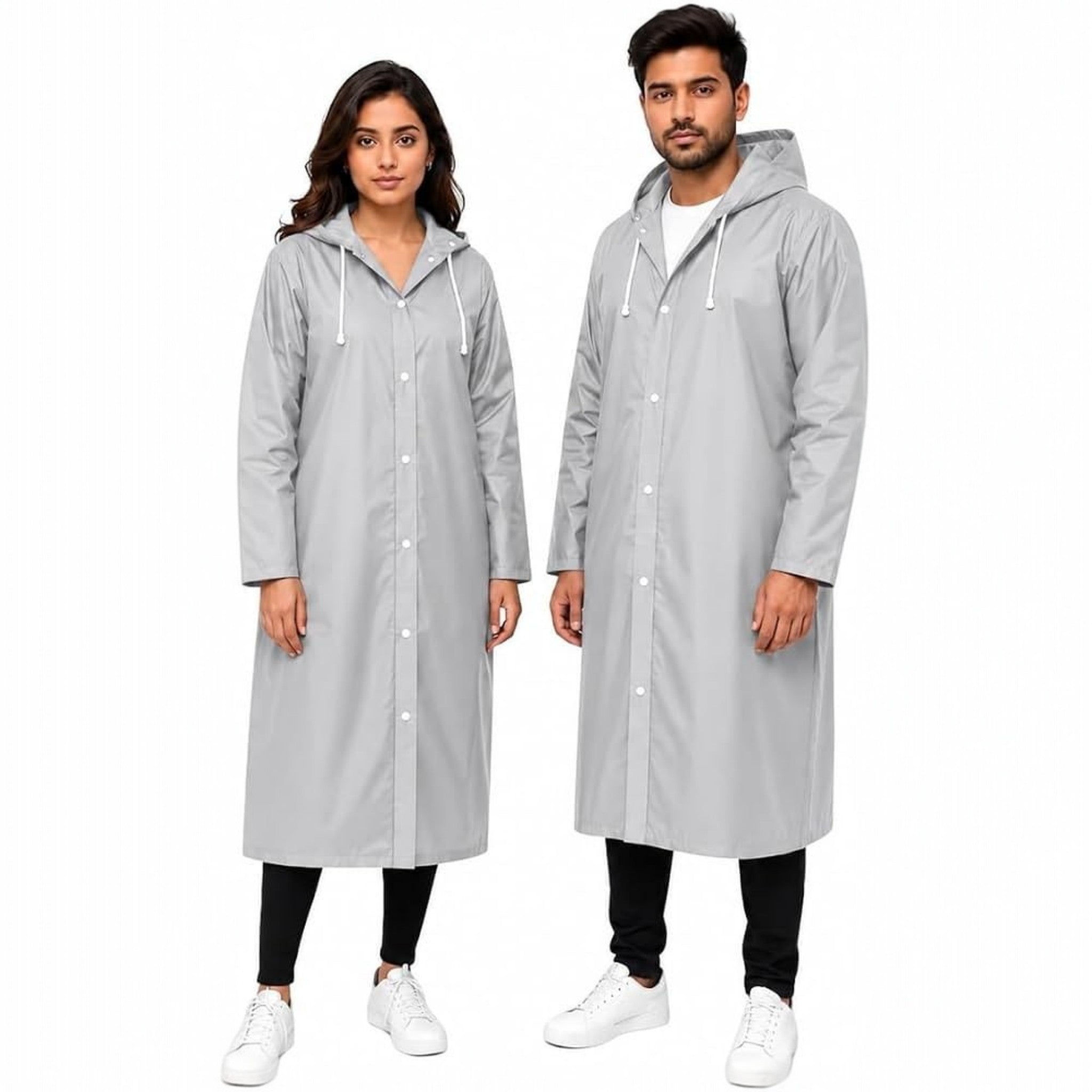 Premium Waterproof Hooded Poncho Raincoat for Men & Women