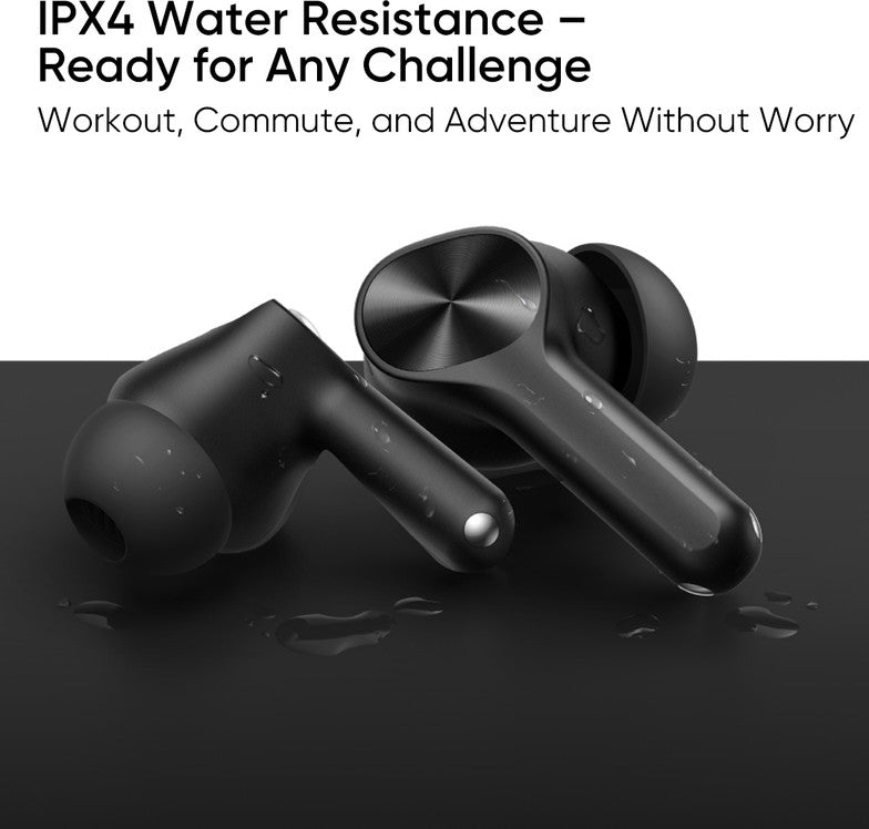 realme Buds T200 Lite Bluetooth in Ear Earbuds,4 Mic, AI ENC for Calls