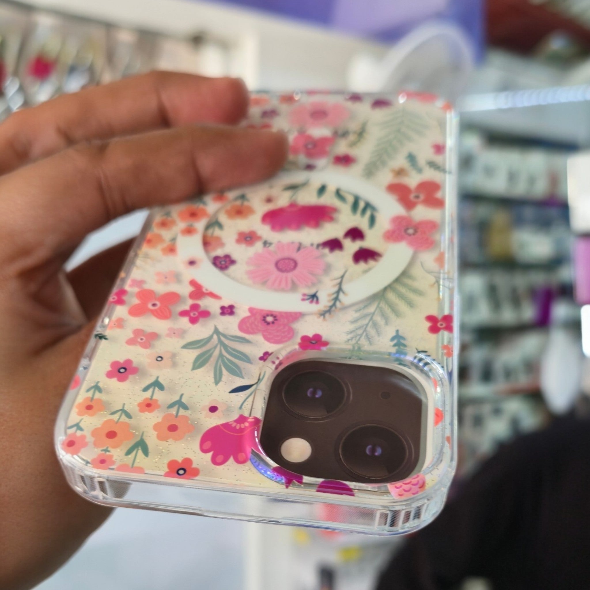 Blossom Garden Floral Premium Transparent Case