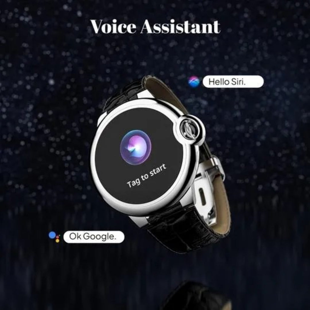 Fire-Boltt Topaz 3.30 cm (1.3 Inch) Round Luxury Smartwatch with Bluetooth Calling, Voice Assistant, Multiple Sports Modes, 360 Health Tracking