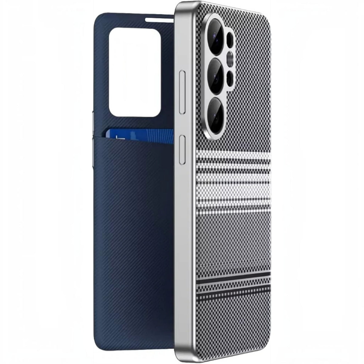Smart View Flip Wallet Cover for Samsung Galaxy S25 Ultra & S26 Ultra