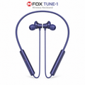 M FOX Tune-1 Wireless Neckband with 60 Hours Playtime & Magnetic Earbuds – Blue