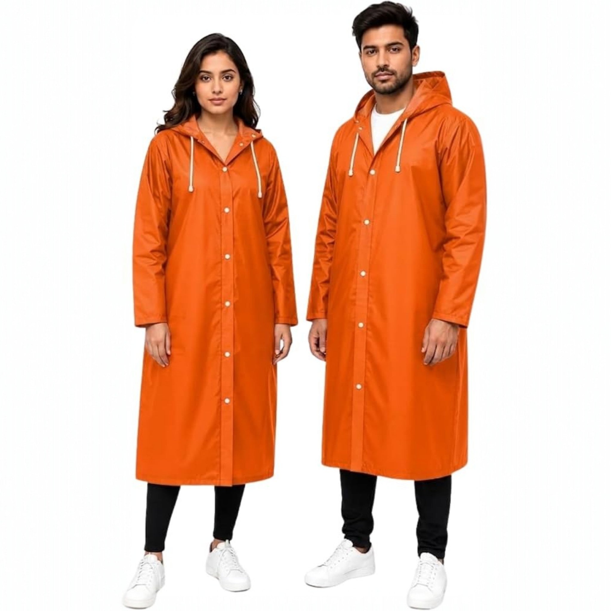 Premium Waterproof Hooded Poncho Raincoat for Men & Women