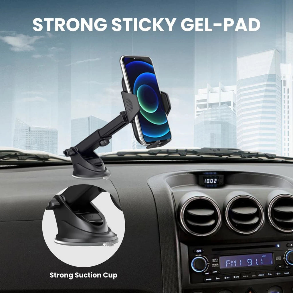 Portronics Hold X Magnetic Vacuum Suction Mobile Holder,