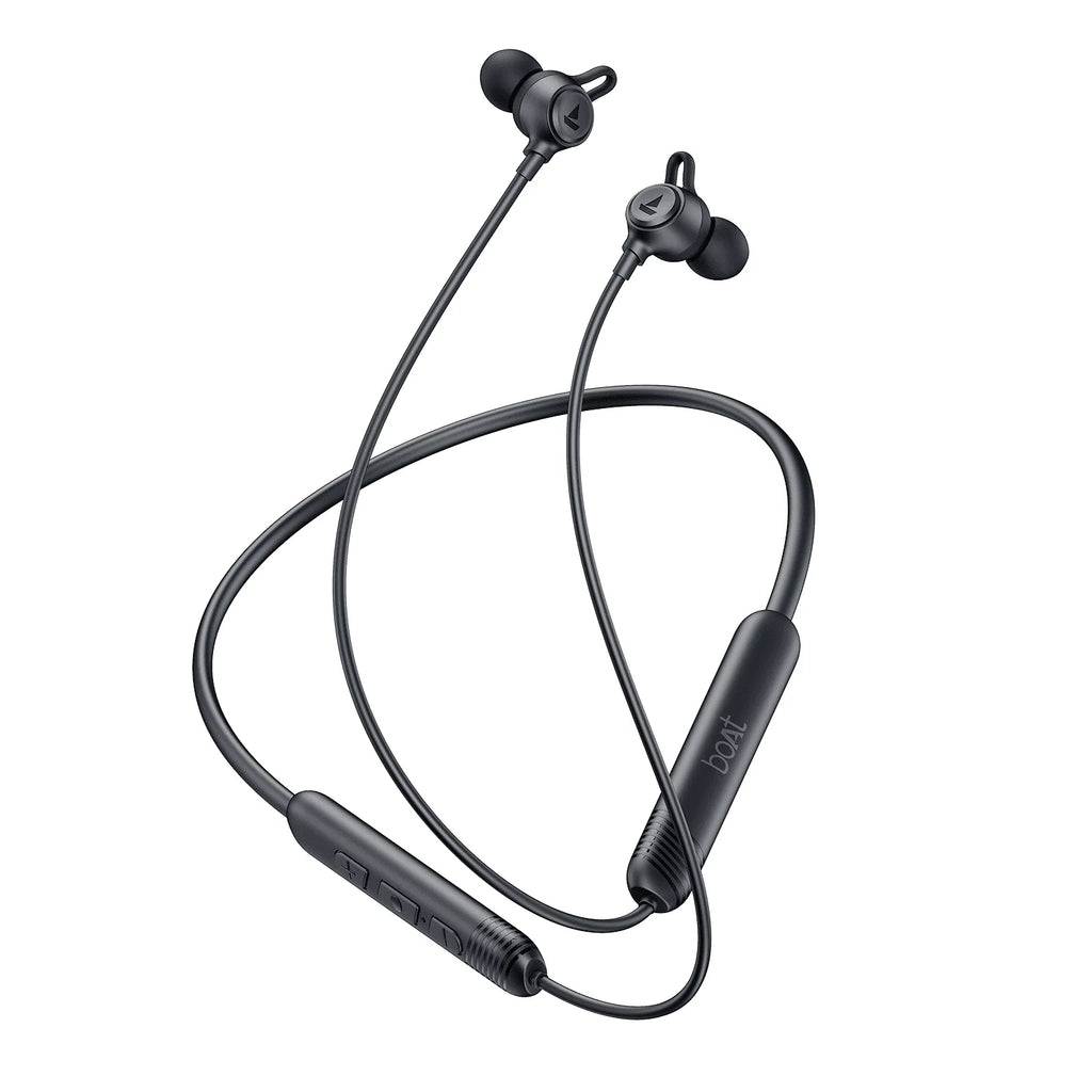 boAt Rockerz Strive Bluetooth Wireless in Ear Neckband W/Up to 30 Hrs Playtime onyx black