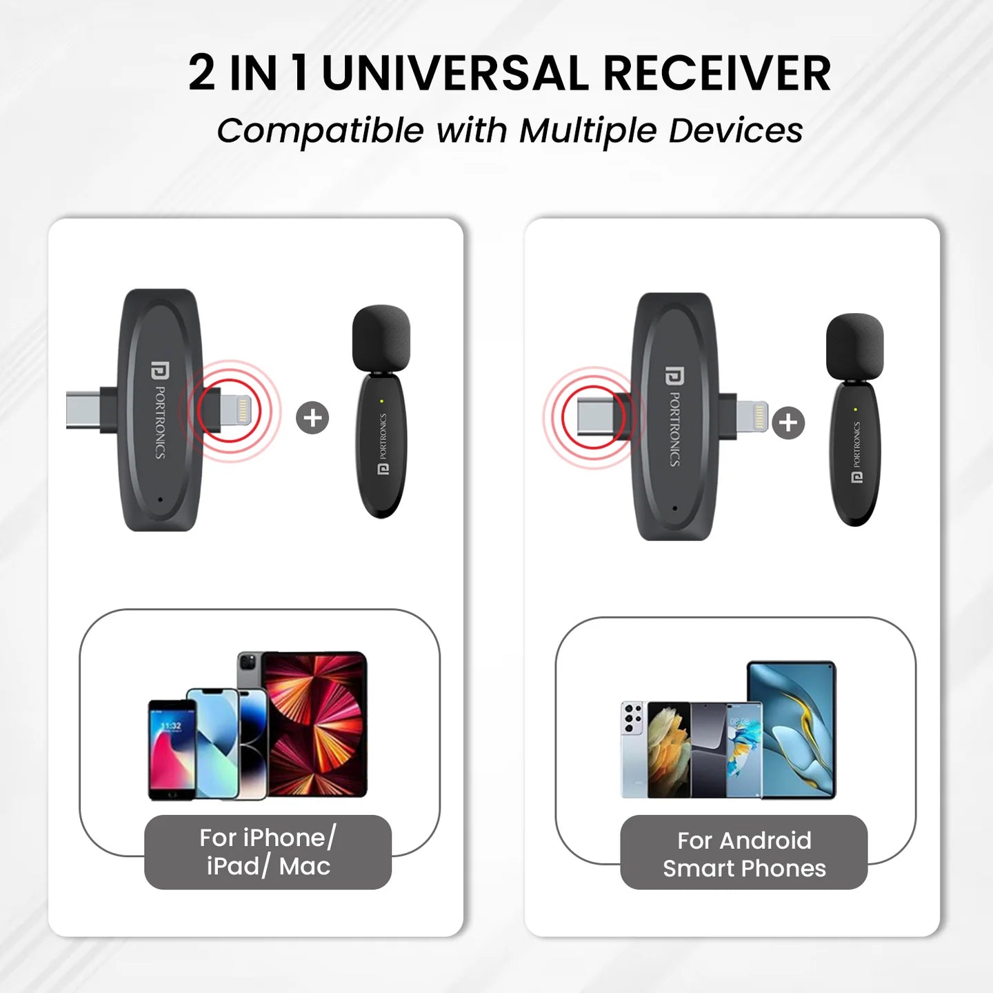 Portronics VlogMate One Wireless Microphone